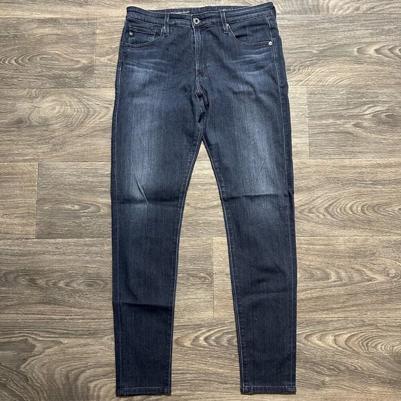 AG Farrah Skinny Jeans Size 29 High Rise Brooks Dark Wash Stretch Denim - Picture 3 of 11